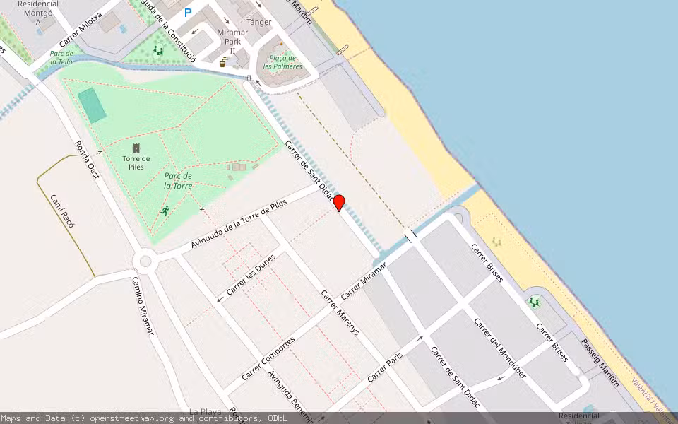 Mapa de Subasta Inmueble (Vivienda) en Piles, Valencia/València