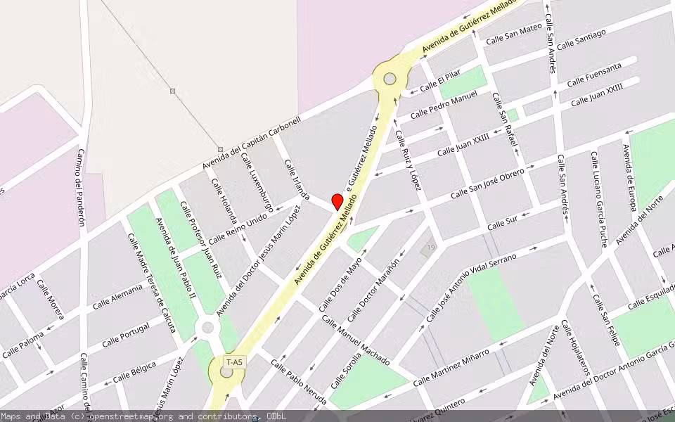 Mapa de Subasta Inmueble (Vivienda) en Molina De Segura, Murcia