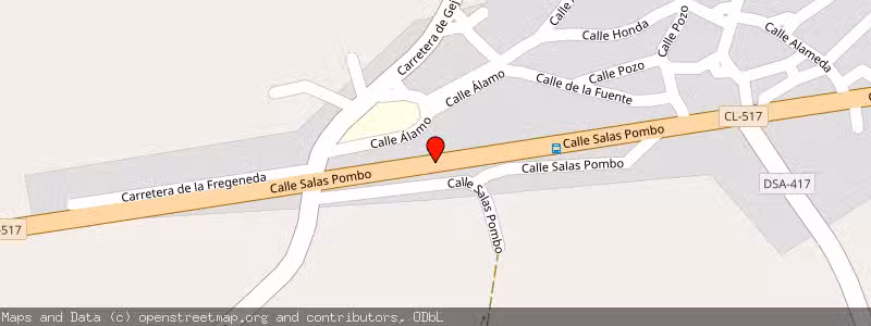 Mapa de Subasta de Inmueble (Vivienda) en Villaseco De Los Gamitos, Salamanca 