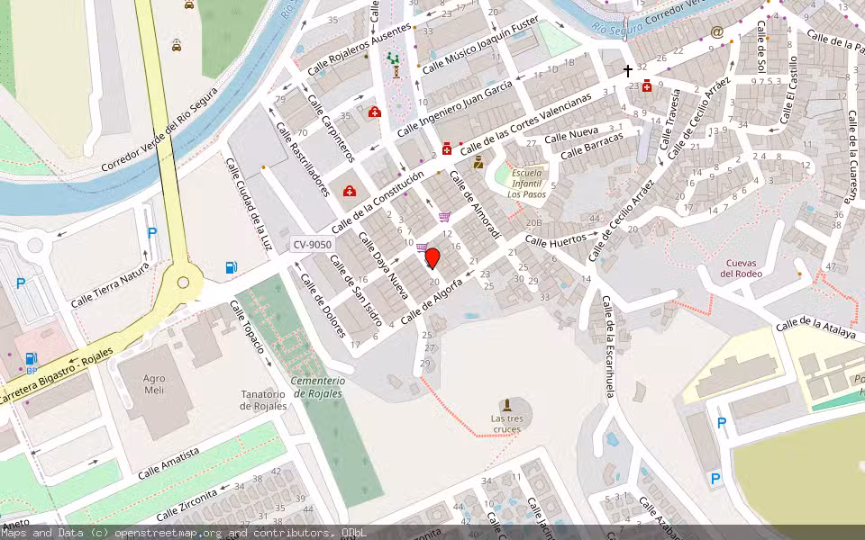 Mapa de Subasta Inmueble (Vivienda) en Rojales, Alicante/Alacant