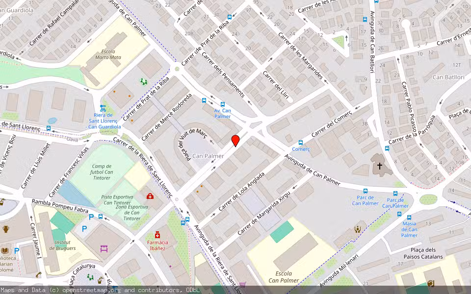 Mapa de Subasta Inmueble (Vivienda) en Viladecans, Barcelona