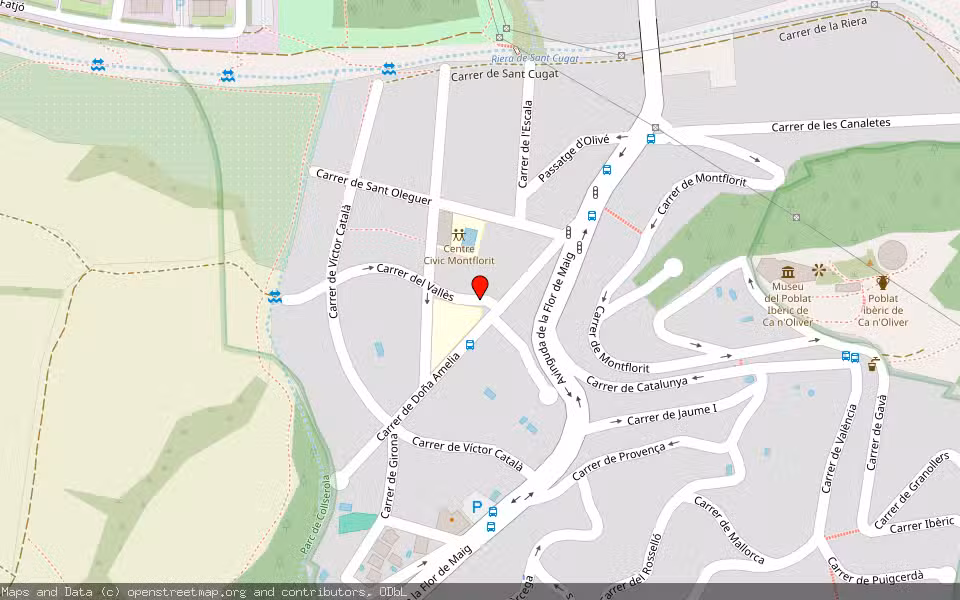 Mapa de Subasta Inmueble (Vivienda) en Cerdanyola Del Vallès, Barcelona