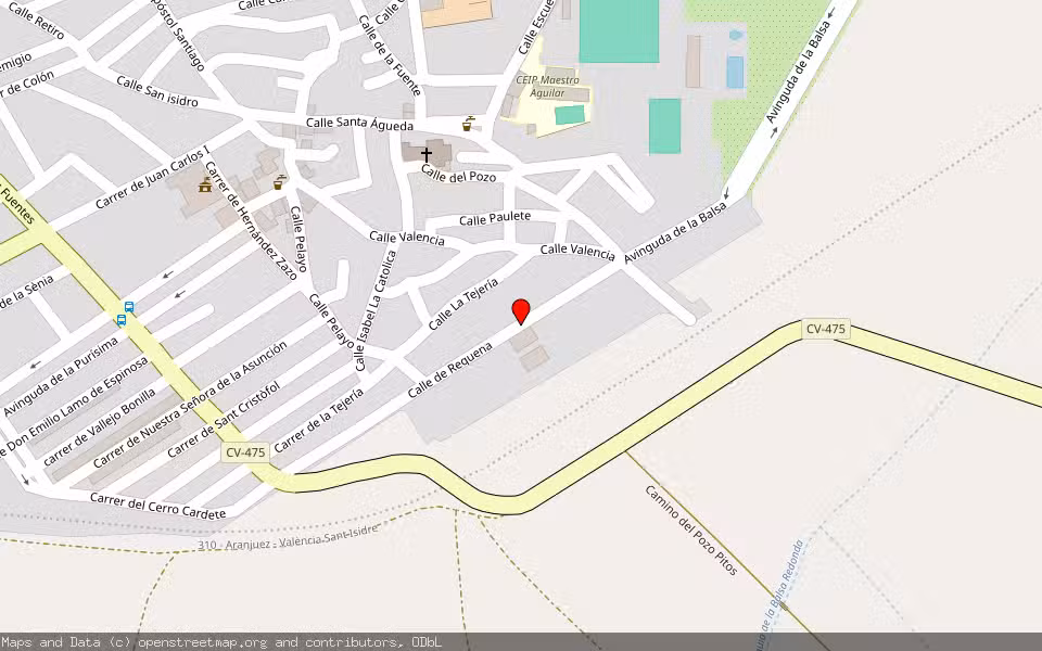 Mapa de Subasta Inmueble (Vivienda) en Camporrobles, Valencia/València