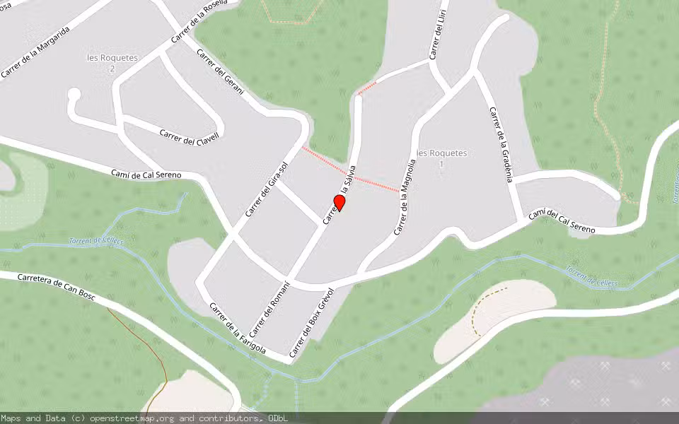 Mapa de Subasta Inmueble (Vivienda) en Vilanova Del Vallès, Barcelona