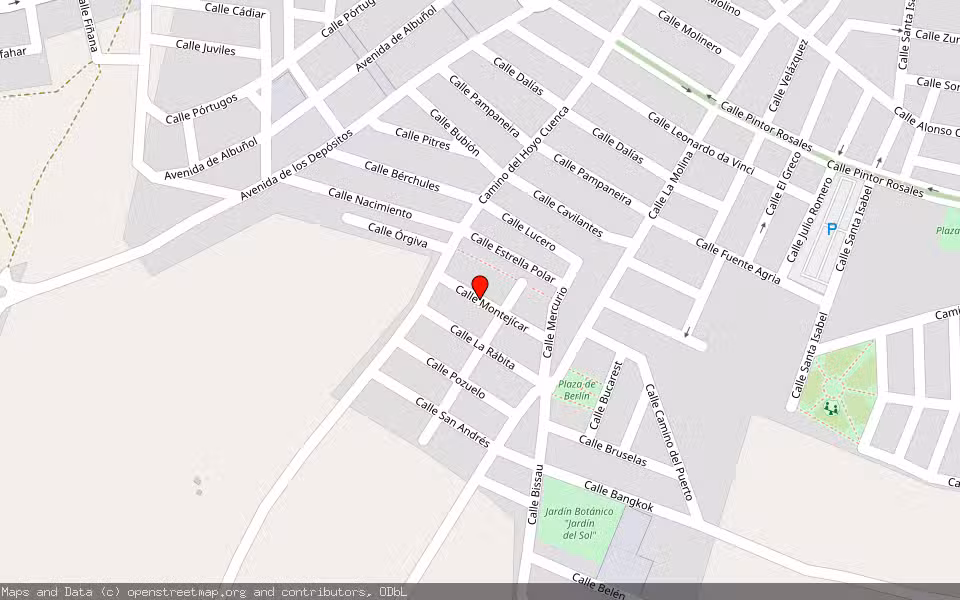 Mapa de Subasta Inmueble (Vivienda) en Roquetas De Mar, Almería