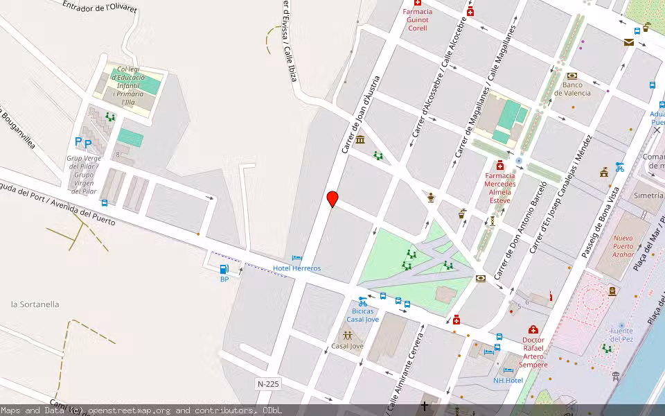 Mapa de Subasta Inmueble (Vivienda) en Grao De Castellón, Castellón/Castelló