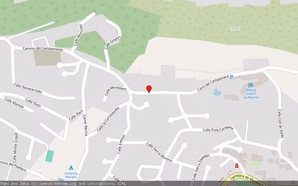 Mapa de Subasta Inmueble (Vivienda) en Teulada, Alicante/Alacant