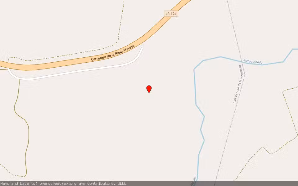 Mapa de Subasta Inmueble (Finca rústica) en San Vicente De La Sonsierra, La Rioja
