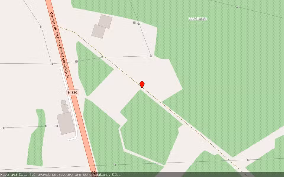 Mapa de Subasta Inmueble (Finca rústica) en Cariñena, Zaragoza