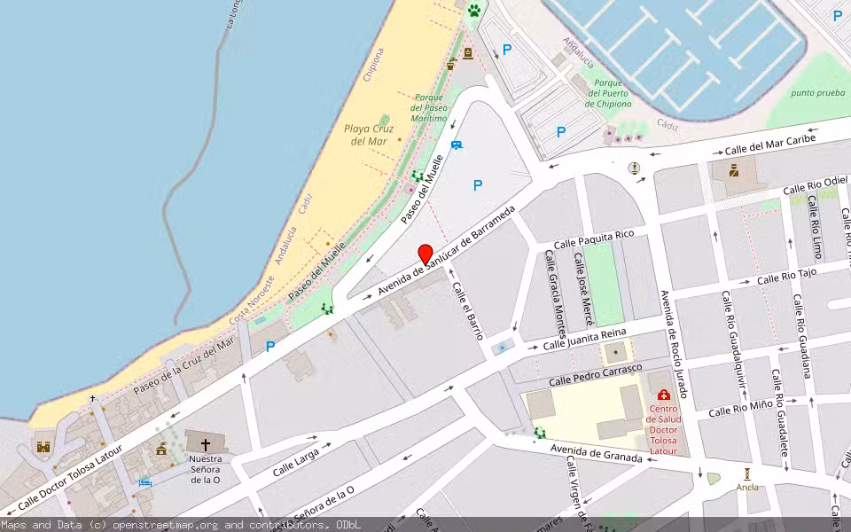 Mapa de Subasta Inmueble (Vivienda) en Sanlúcar De Barrameda, Cádiz