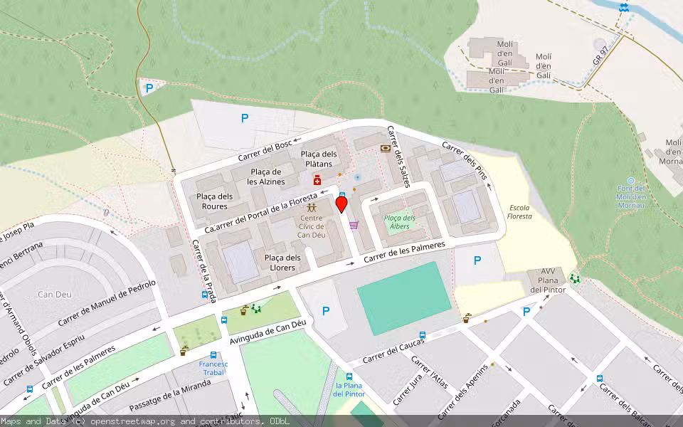 Mapa de Subasta Inmueble (Vivienda) en Sabadell, Barcelona