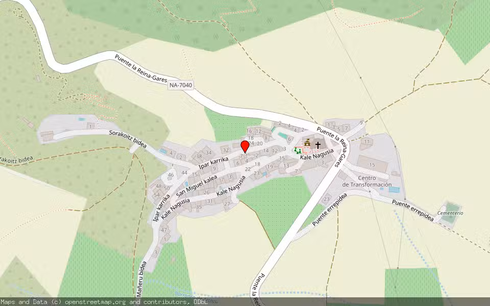 Mapa de Subasta Inmueble (Vivienda) en Artazu, Navarra