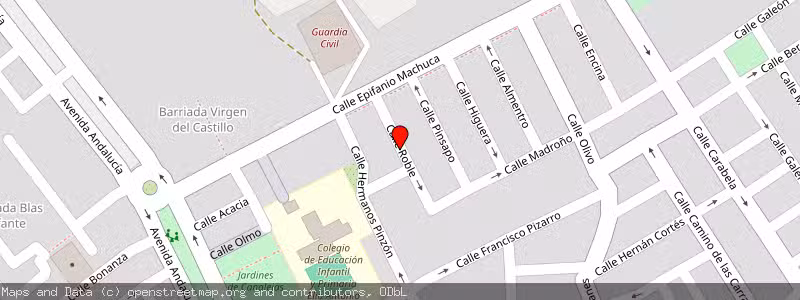 Mapa de Subasta de Inmueble (Vivienda) en Lebrija, Sevilla 