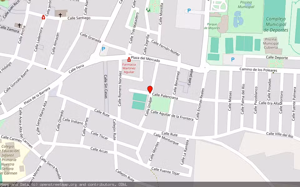 Mapa de Subasta Inmueble (Vivienda) en Lucena, Córdoba