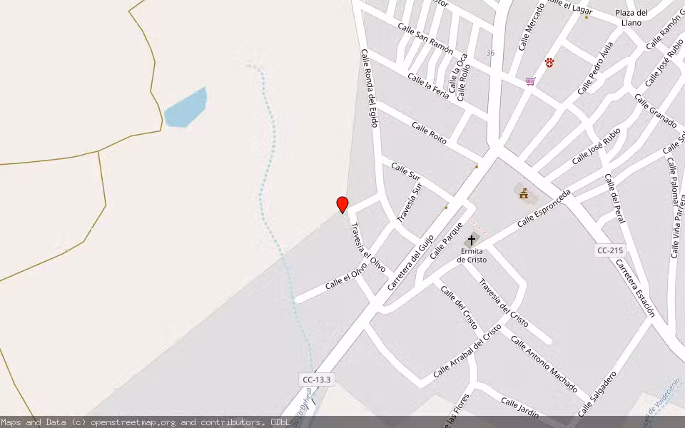 Mapa de Subasta Inmueble (Vivienda) en Zarza De Granadilla, Cáceres