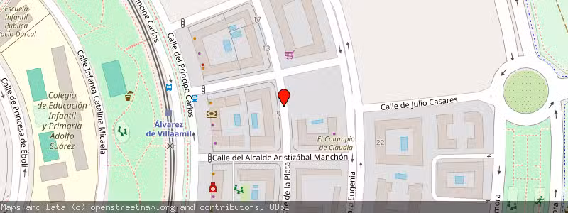 Mapa de Subasta de Inmueble (Garaje) en Madrid, Madrid 