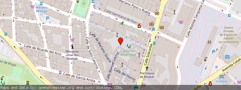 Mapa de Subasta de Inmueble (Vivienda) en Zaragoza, Zaragoza 