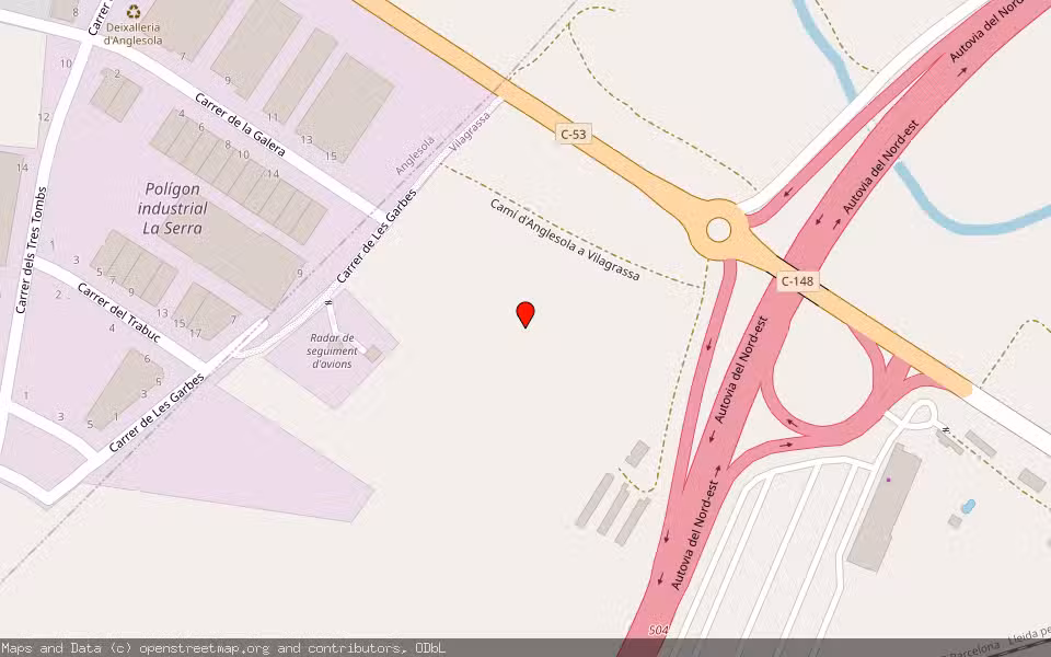Mapa de Subasta Inmueble (Vivienda) en Vilagrassa, Lleida