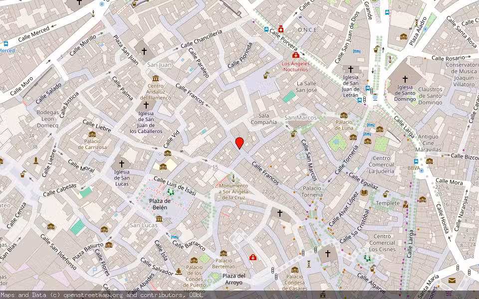 Mapa de Subasta Inmueble (Vivienda) en Jerez De La Frontera, Cádiz