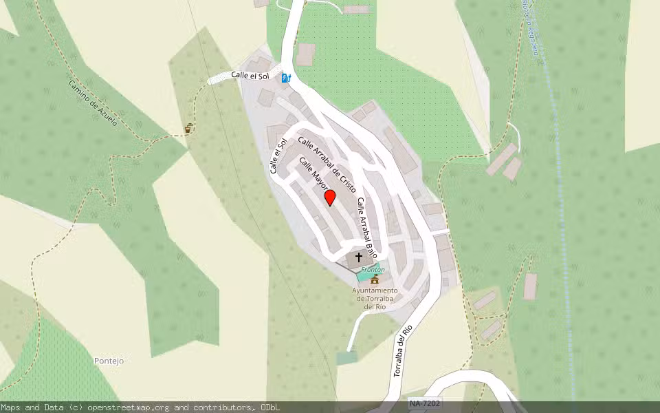 Mapa de Subasta Inmueble (Vivienda) en Torralba Del Río, Navarra