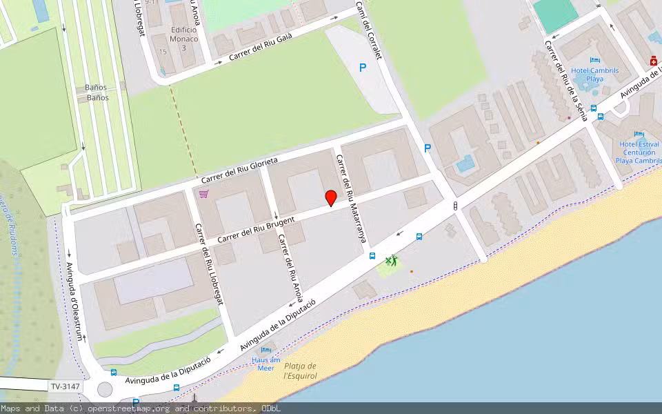 Mapa de Subasta Inmueble (Vivienda) en Cambrils, Tarragona