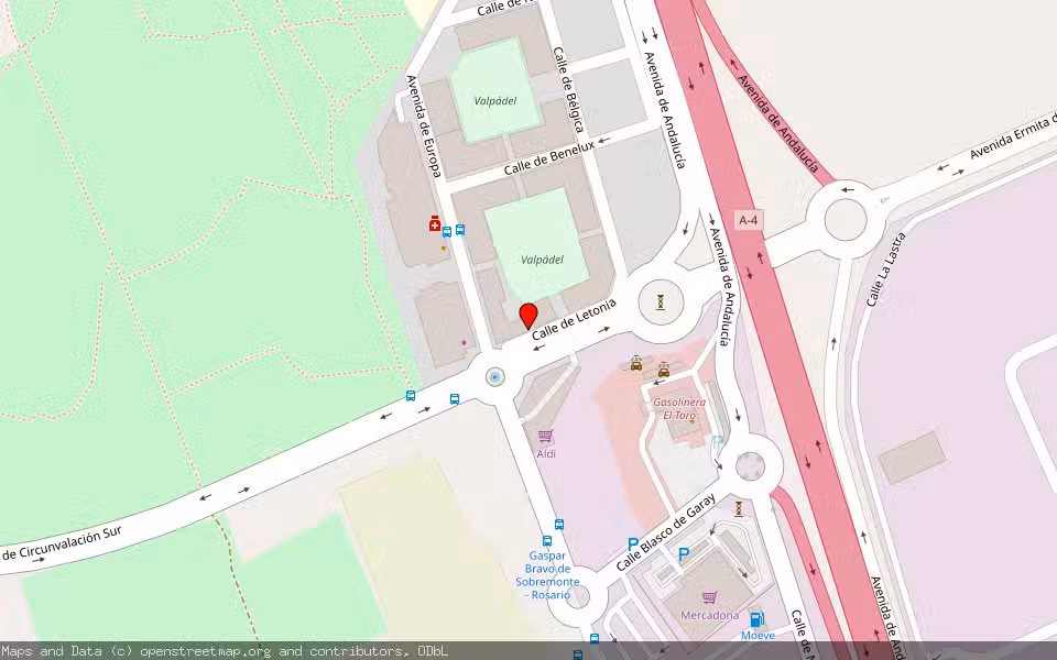 Mapa de Subasta Inmueble (Garaje) en Valdemoro, Madrid