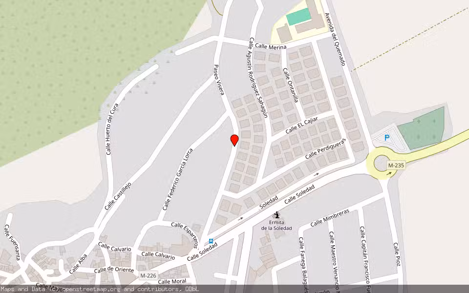 Mapa de Subasta Inmueble (Vivienda) en Santos De La Humosa, Madrid
