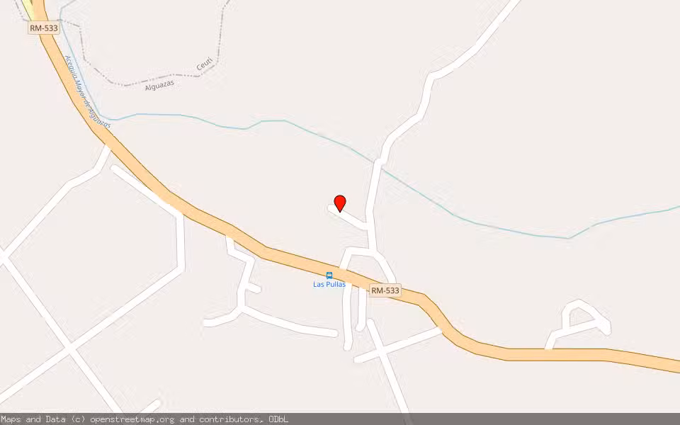 Mapa de Subasta Inmueble (Nave industrial) en Alguazas, Murcia