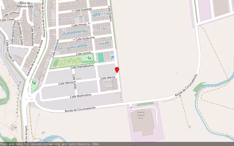 Mapa de Subasta Inmueble (Solar) en Burguillos, Sevilla