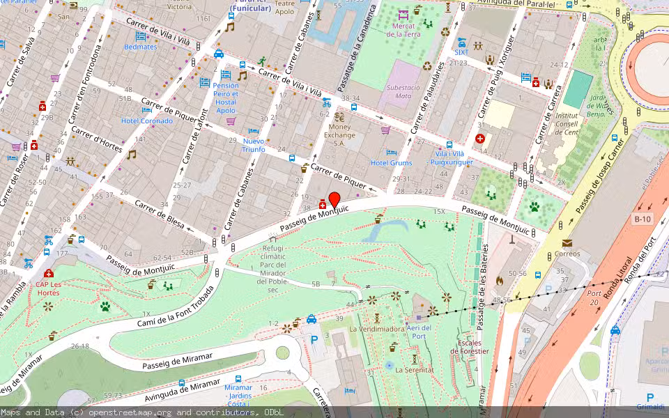 Mapa de Subasta Inmueble (Vivienda) en Barcelona