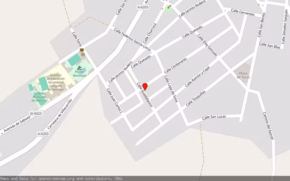 Mapa de Subasta Inmueble (Vivienda) en Castellar, Jaén