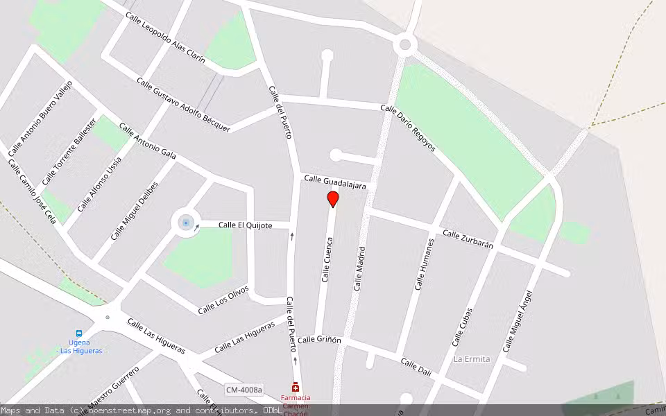 Mapa de Subasta Inmueble (Vivienda) en Ugena, Toledo