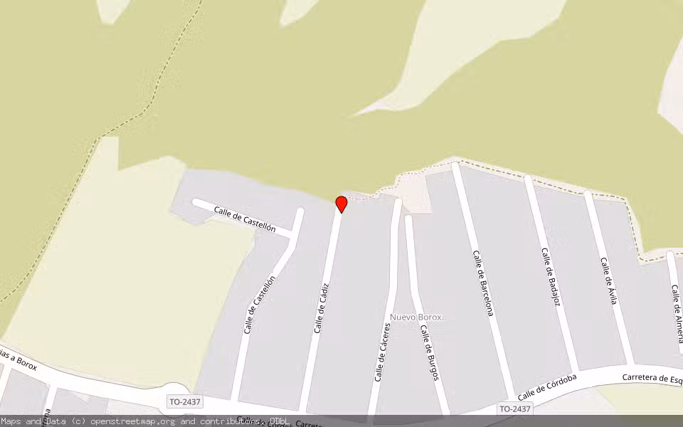 Mapa de Subasta Inmueble (Solar) en Borox, Toledo
