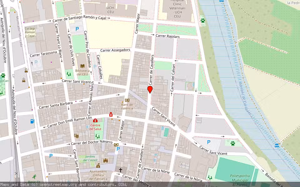 Mapa de Subasta Inmueble (Local comercial) en Alfara Del Patriarca, Valencia/València