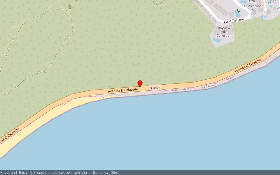 Mapa de Subasta Inmueble (Local comercial) en Torrox, Málaga