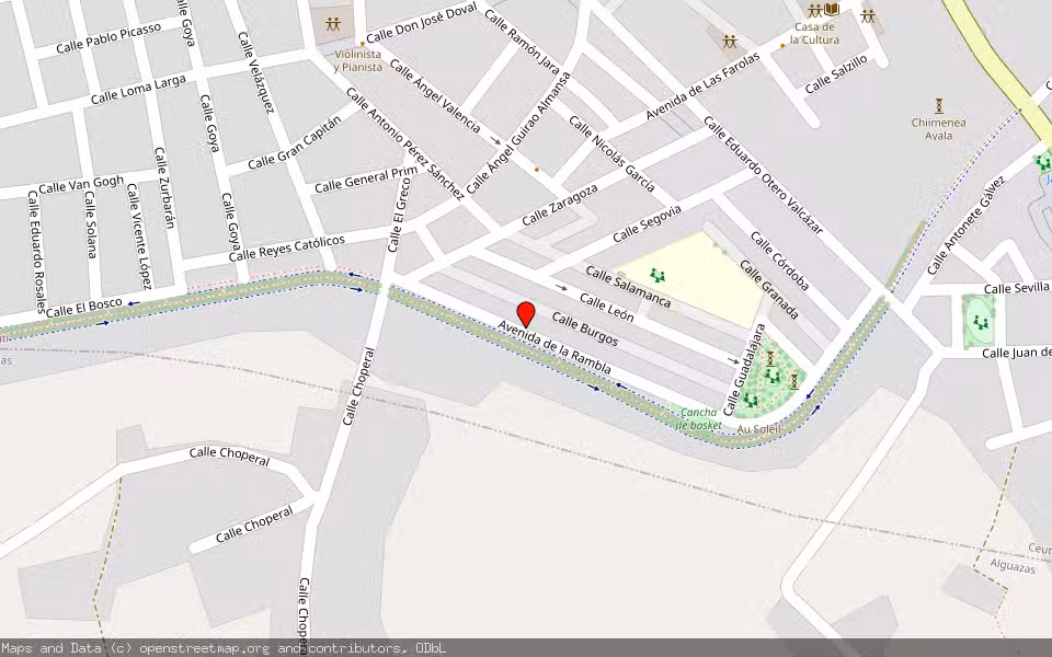 Mapa de Subasta Inmueble (Vivienda) en Ceutí, Murcia