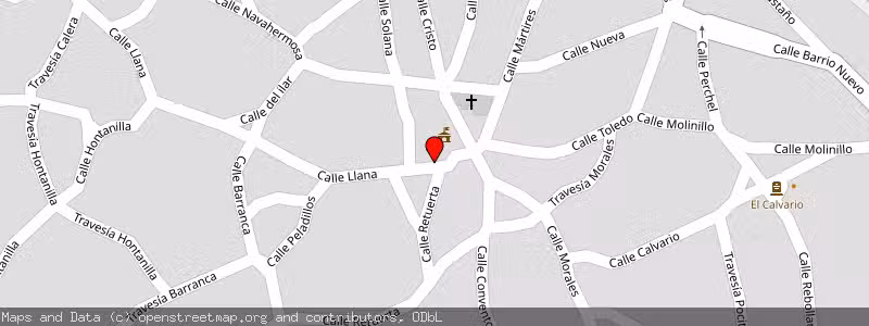 Mapa de Subasta de Inmueble (Vivienda) en San Pablo De Los Montes, Toledo 