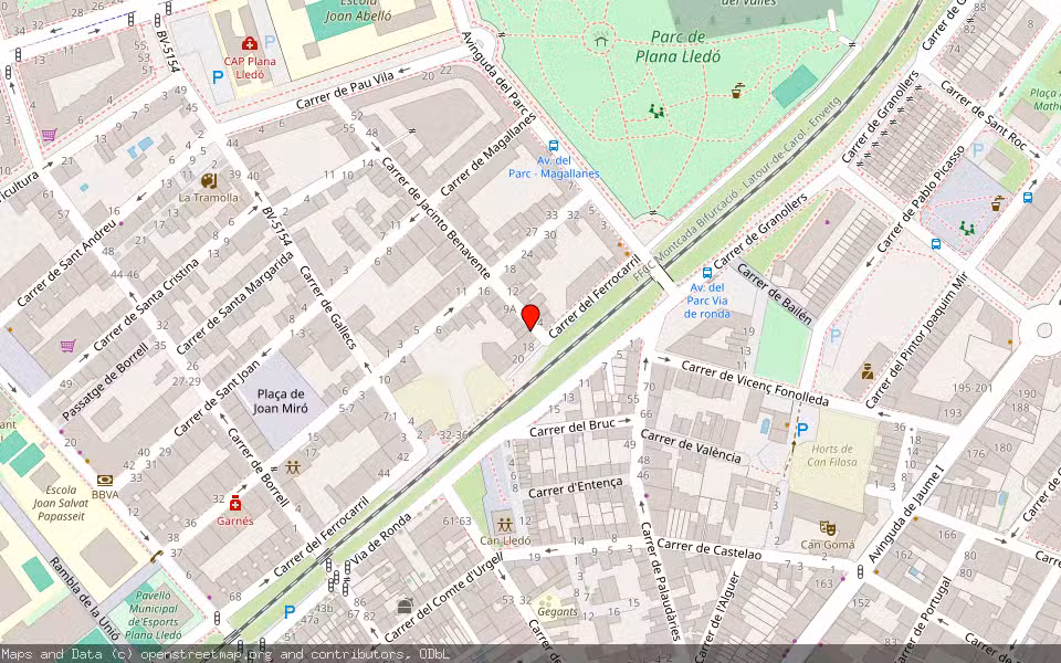 Mapa de Subasta Inmueble (Vivienda) en Mollet Del Vallès, Barcelona