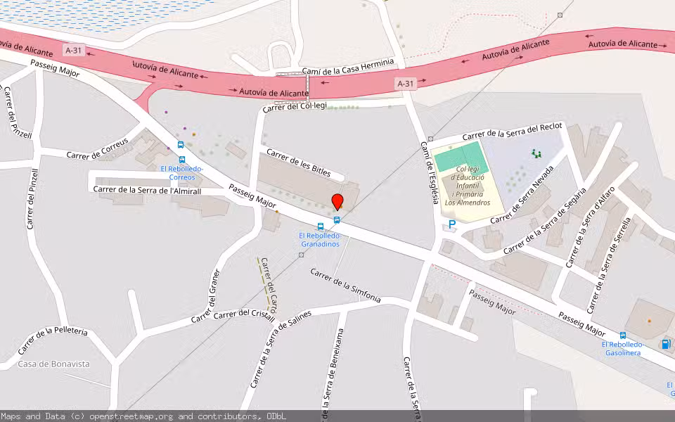 Mapa de Subasta Inmueble (Local comercial) en Alacant/alicante, Alicante/Alacant