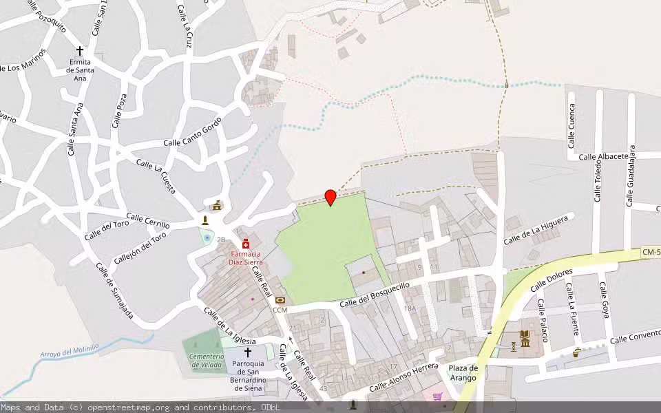 Mapa de Subasta Inmueble (Solar) en Velada, Toledo