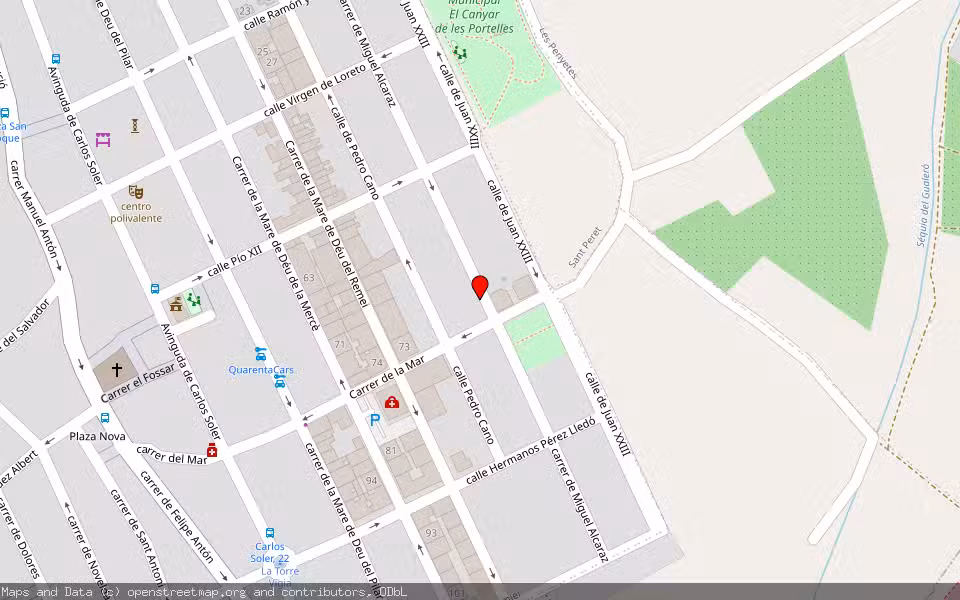 Mapa de Subasta Inmueble (Vivienda) en Mutxamel, Alicante/Alacant