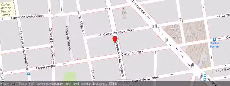 Mapa de Subasta de Inmueble (Trastero) en Terrassa, Barcelona 