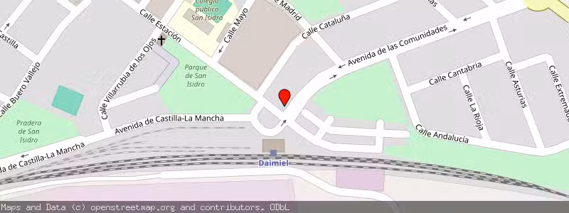 Mapa de Subasta de Inmueble (Vivienda) en Daimiel, Ciudad Real 
