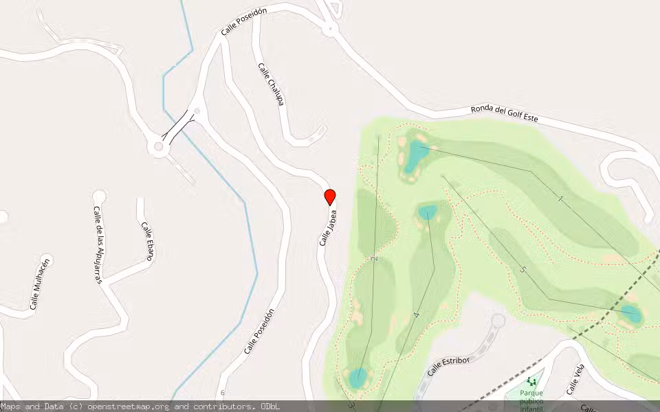 Mapa de Subasta Inmueble (Garaje) en Benalmadena, Málaga