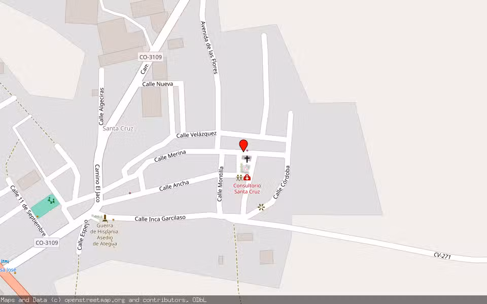 Mapa de Subasta Inmueble (Vivienda) en Cordoba, Córdoba