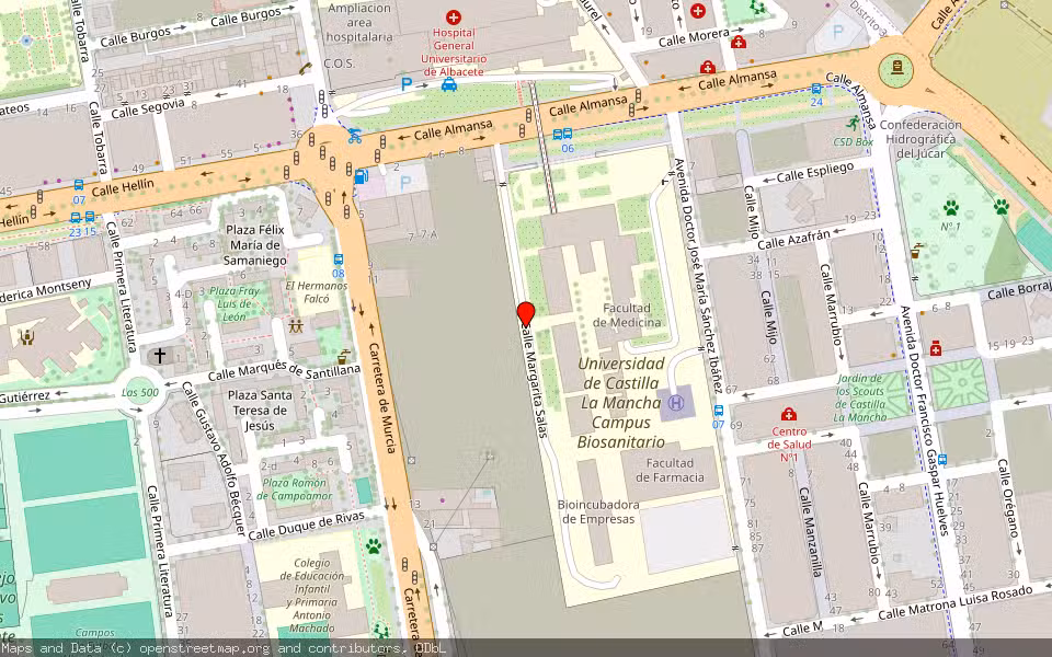 Mapa de Subasta Inmueble (Solar) en Albacete