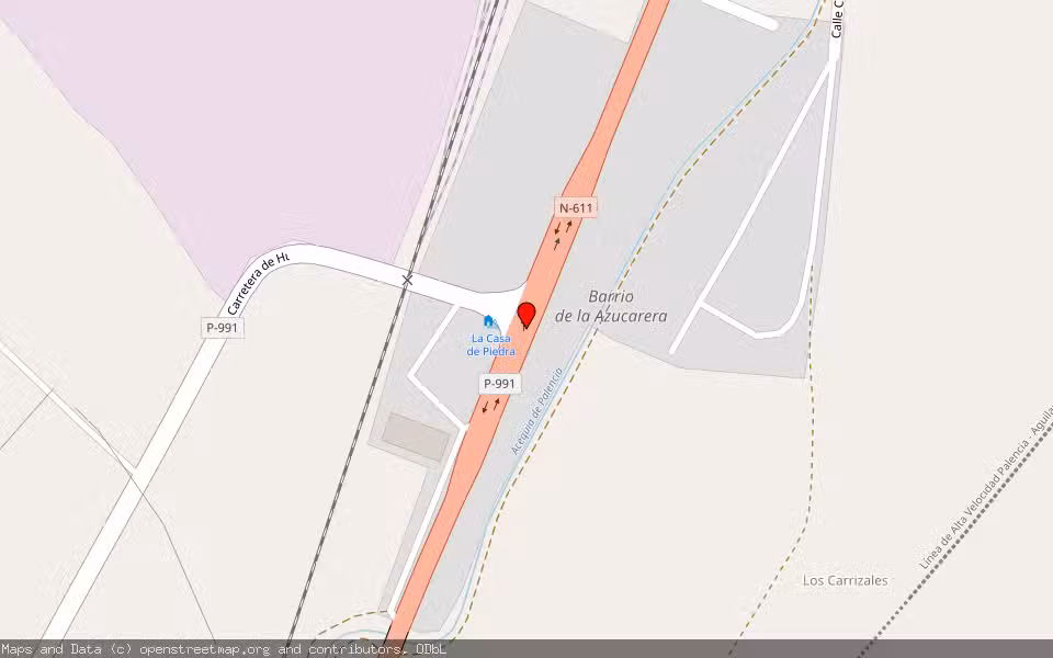 Mapa de Subasta Inmueble (Finca rústica) en Monzon De Campos, Palencia