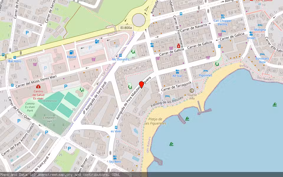 Mapa de Subasta Inmueble (Local comercial) en Ibiza, Illes Balears