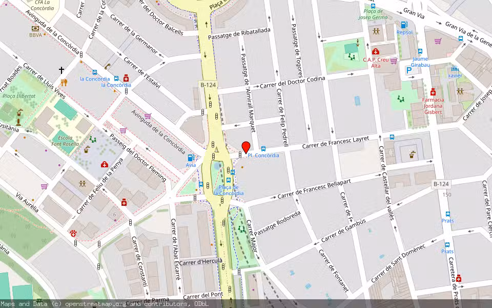 Mapa de Subasta Inmueble (Garaje) en Sabadell, Barcelona