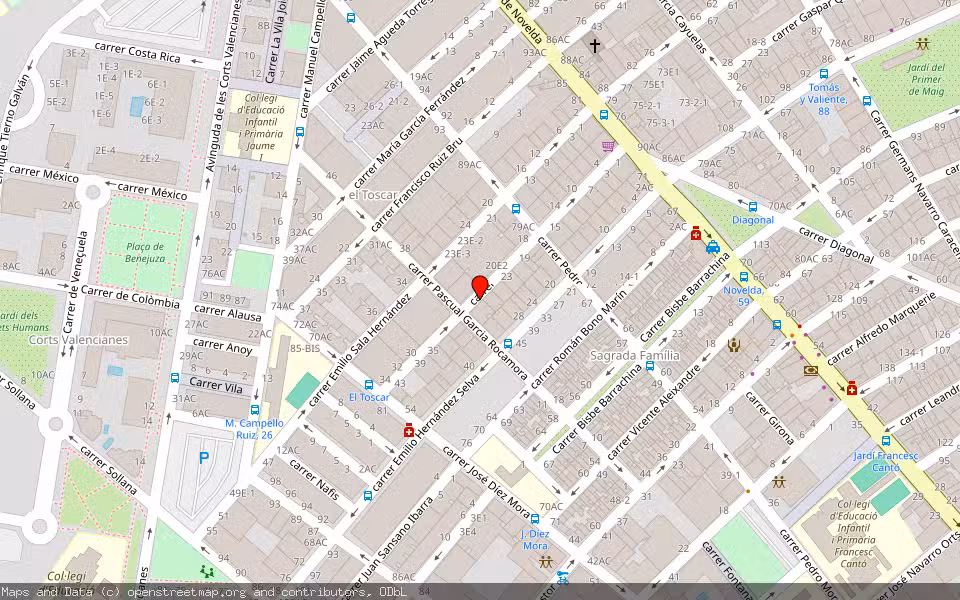 Mapa de Subasta Inmueble (Vivienda) en Elche, Alicante/Alacant